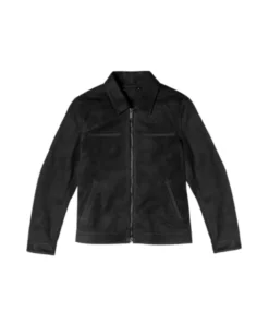 Men's Black Suede Leather Jacket